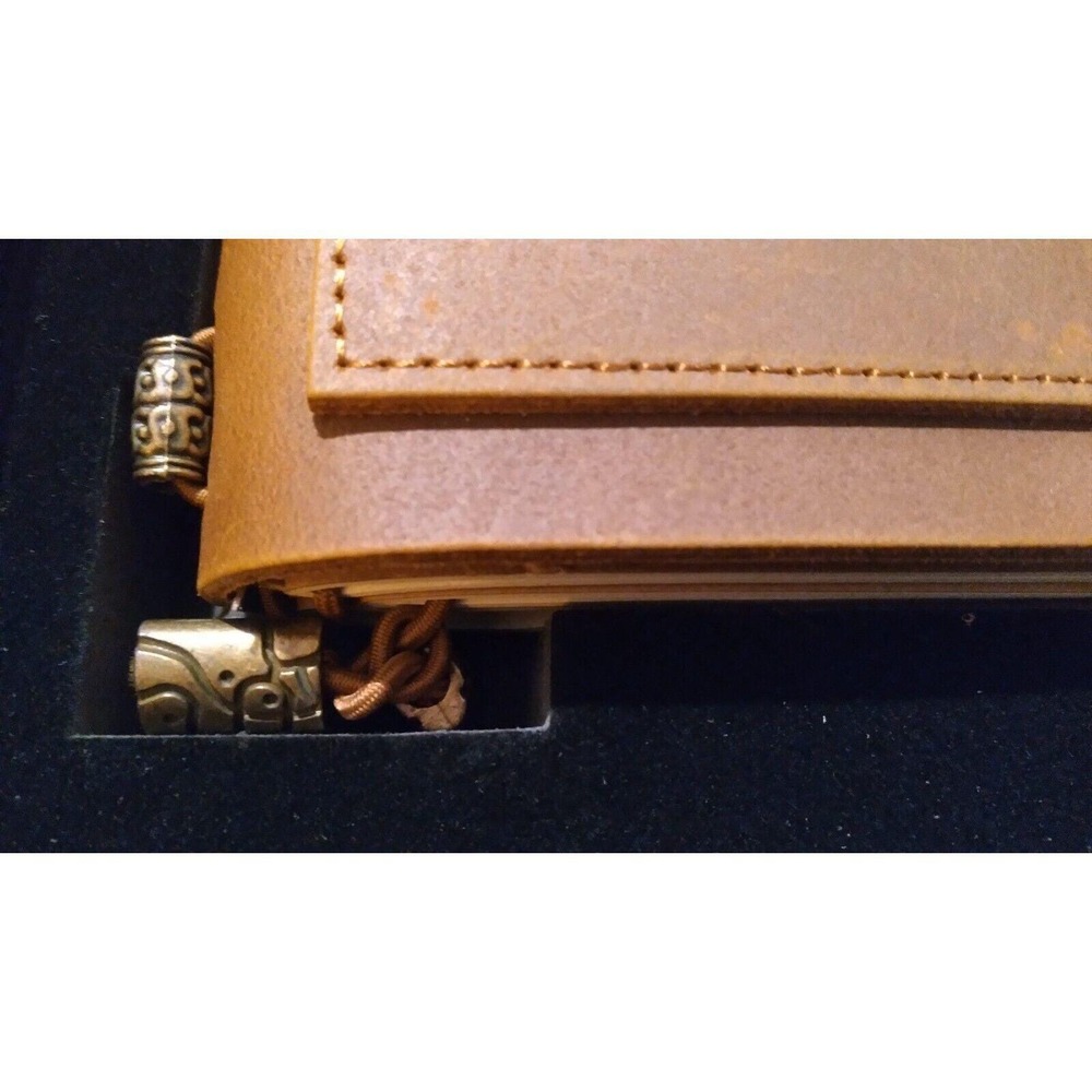 100% Genuine Leather Notebook Journal Gift Set Fountain Pen Brown 5x7in Gift Box - Picture 12 of 12